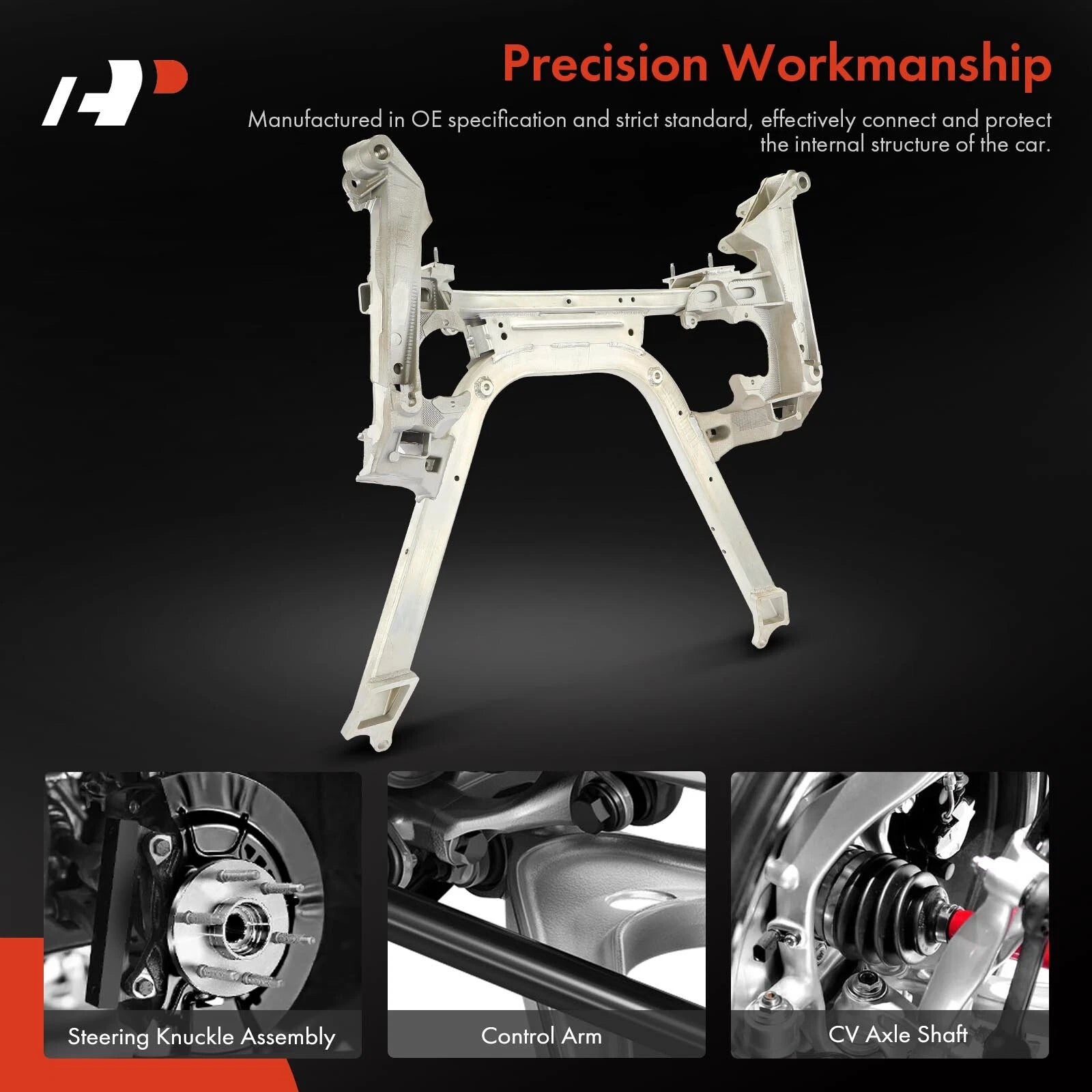 Front Axle Engine Subframe for BMW 745i 750i 760i 760Li (2002–2005)