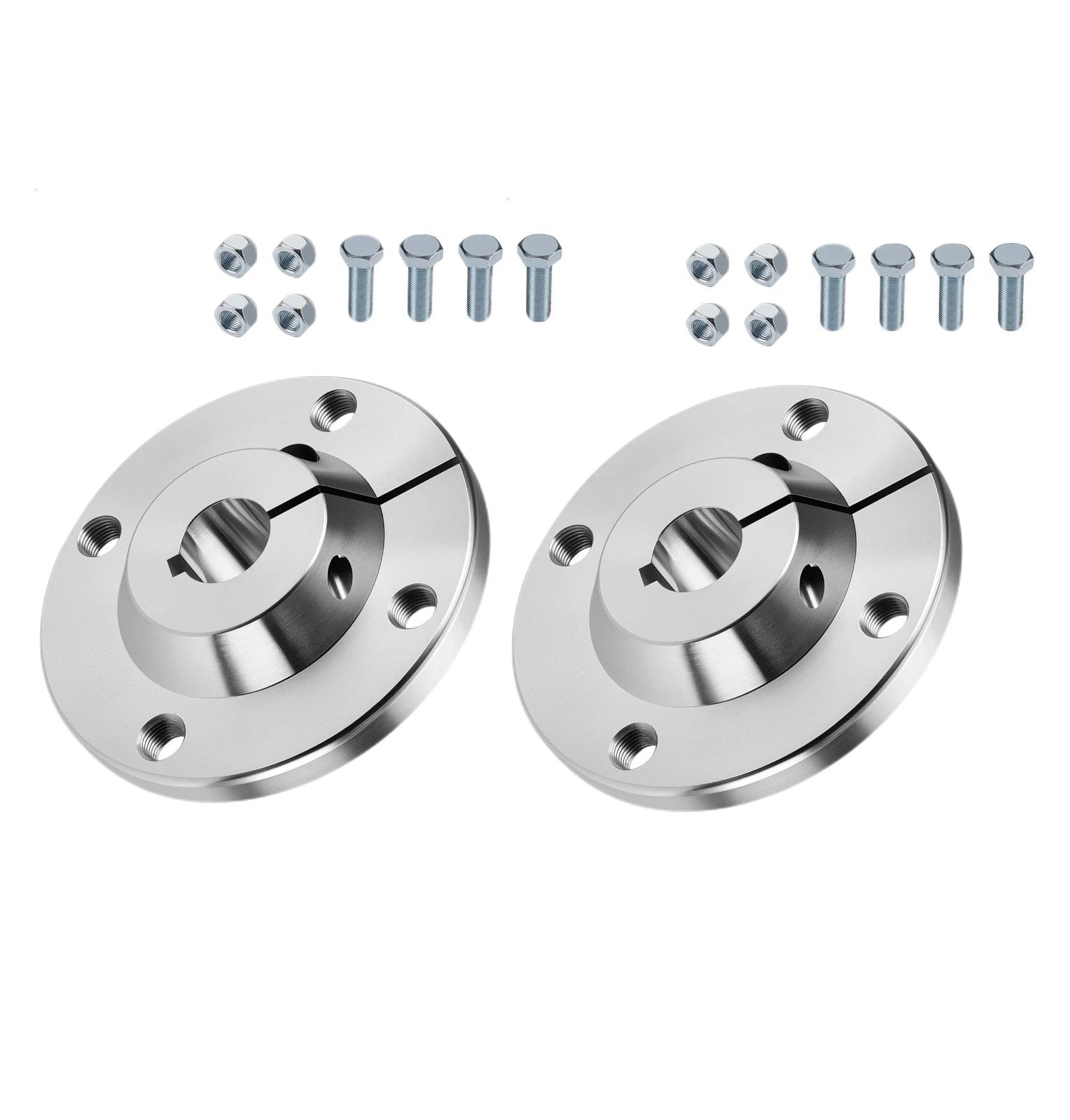 Set of 2 Aluminum Wheel Hubs for Go Kart Off Road Cart (1" Bore)