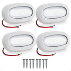4X Oblong LED Courtesy Lights for Boat Interior