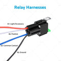 Set of 6 12V 30A 4-Pin Automotive Relays with Fuses