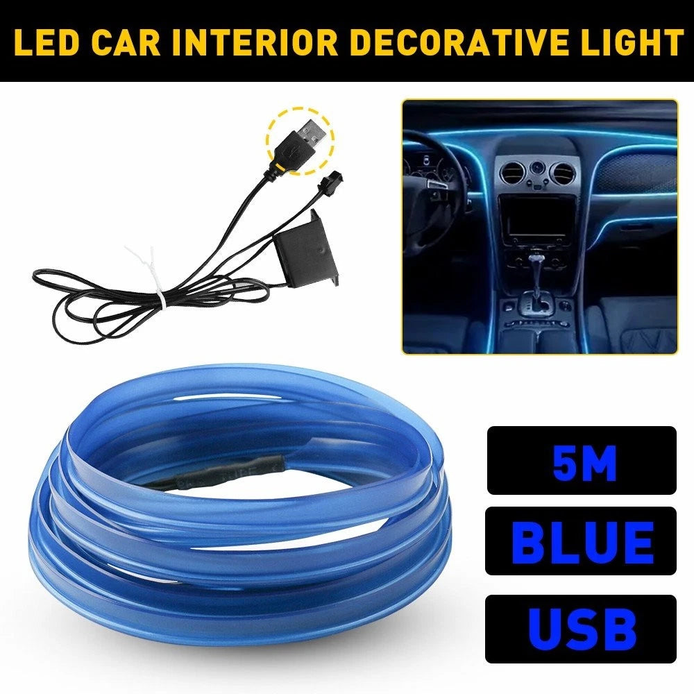 5m Blue LED Interior Strip Light for Car (Universal)