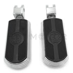 Skull Rubber Footpeg for Yamaha V-Star 1100 650 Stryker VMax Virago Bolt (1999–2023)