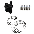 Set of 6 Denso Ignition Coil Wires & Bosch Iridium Spark Plugs for Sierra 1500