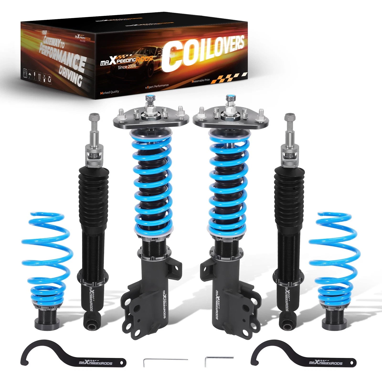 24 Level Adjustable Coilovers for Toyota C-HR (2018-2022)