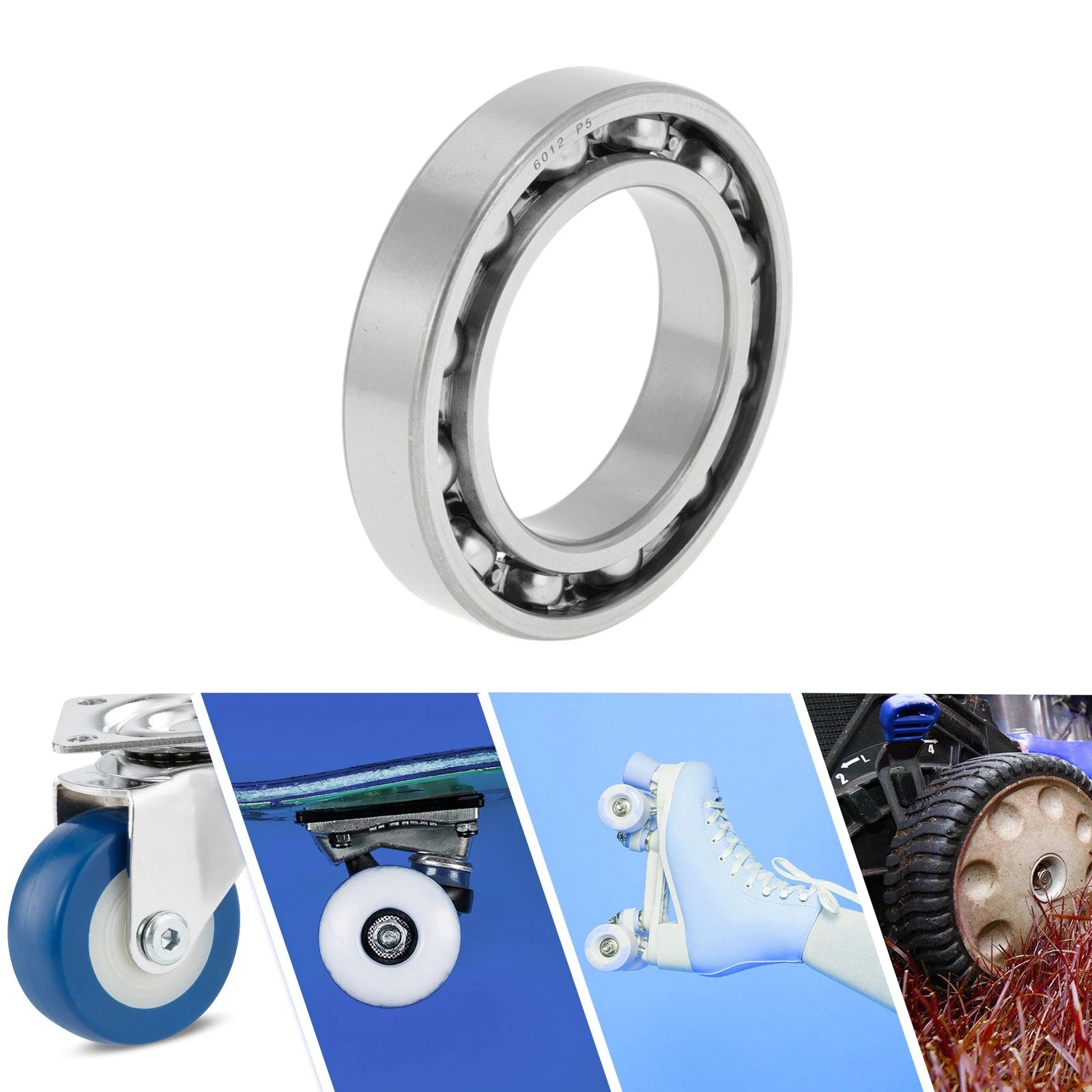 Deep Groove Ball Bearing 6012 for Scooter Skateboard Wheel (60x95x18mm)