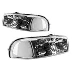 Headlight Assembly for GMC Yukon (2000–2005) Halogen V8 5.3L Chrome