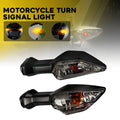 Smoked Lens Amber Turn Signal Lights for Kawasaki Z125 Z250 Z650 (2017–2023)
