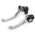 Silver Pivot Brake Clutch Levers for Honda CRF125R/150R/250R/450R (1997–2021)