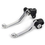 Silver Pivot Brake Clutch Levers for Honda CRF125R/150R/250R/450R (1997–2021)