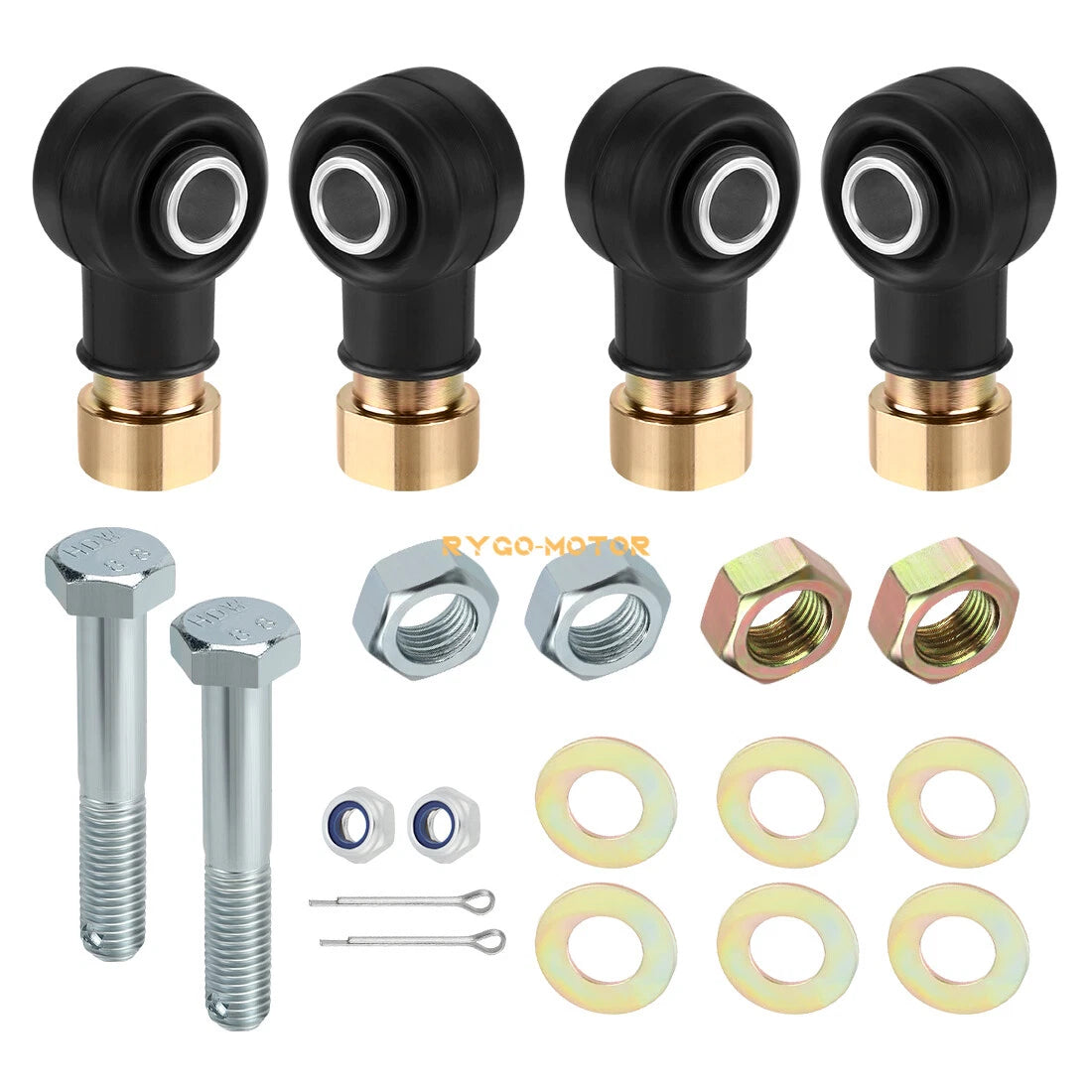 2 Sets Tie Rod End Kit for Polaris Xplorer 250 300 400 (1998–2002)