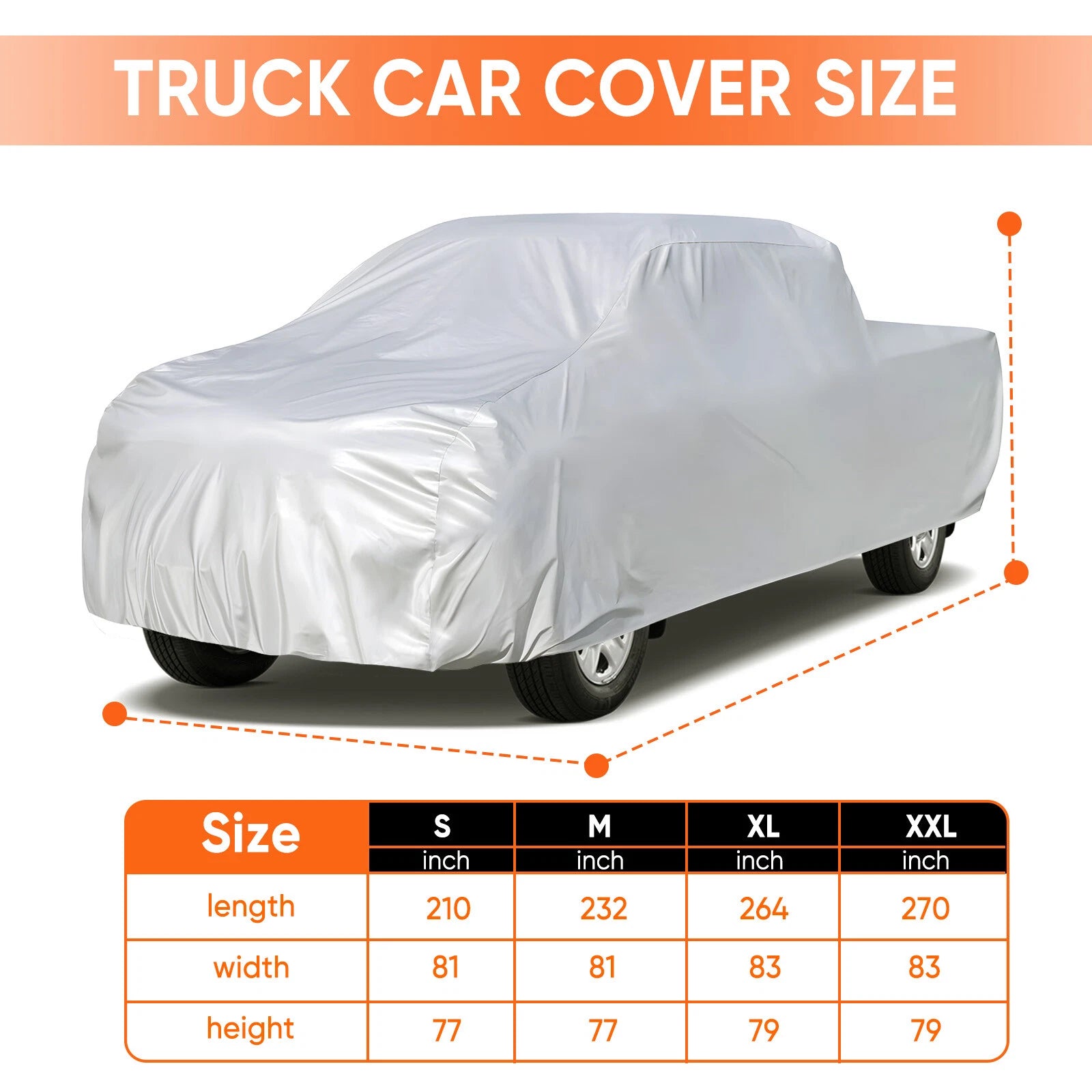 Waterproof Pickup Truck Cover for Neverland (Universal Fit)