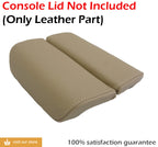 Leather Synthetic Center Console Armrest Cover for Lincoln MKS (2009–2016) Beige