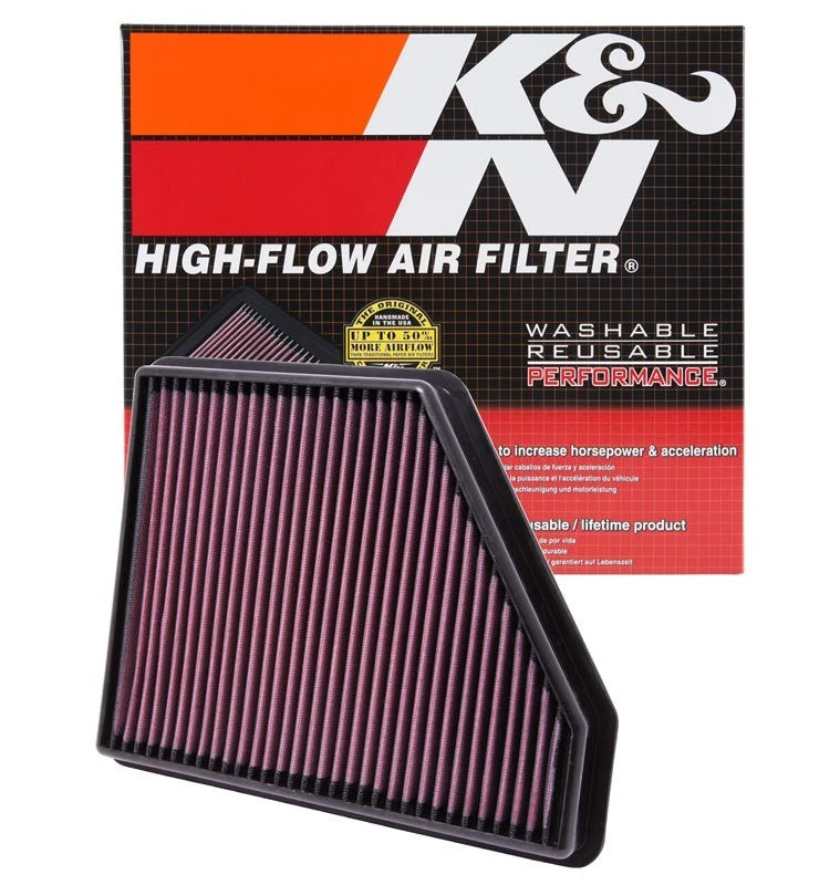 K&N 33-2434 HF Engine Air Filter for Chevrolet Camaro (2010–2015)