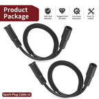 2X Spark Plug Wire Cable for Harley Sportster 883 1200 (2004–2006) 31996-04
