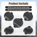 Set of 5 Wheel Mount Covers for GMC Chevrolet Silverado 3500HD (2020–2024)