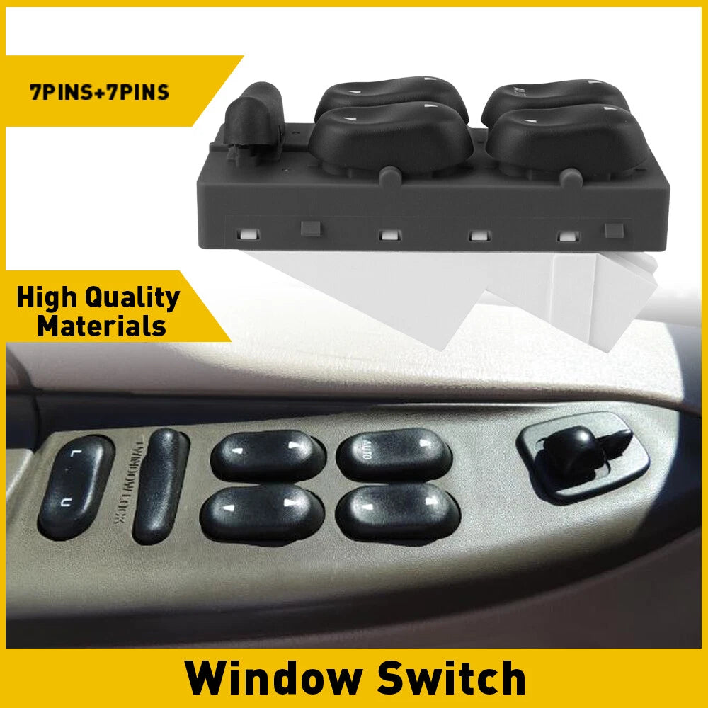 Power Window Switch for Ford F250 F350 F450 F550 (1999–2001) XL1Z14529BA