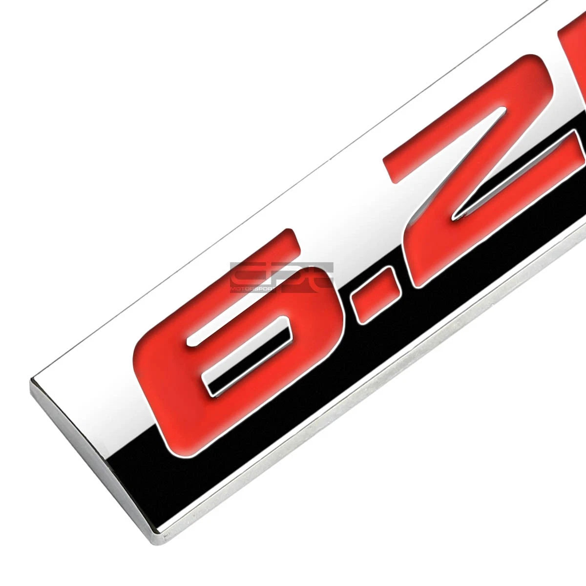 Polished Chrome Emblem Badge for 6.2L