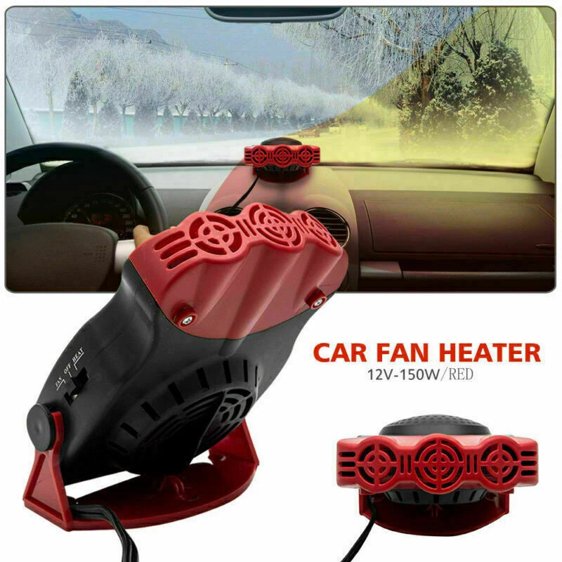 Portable Car Heater Fan Defroster for 12V Vehicles (Universal)