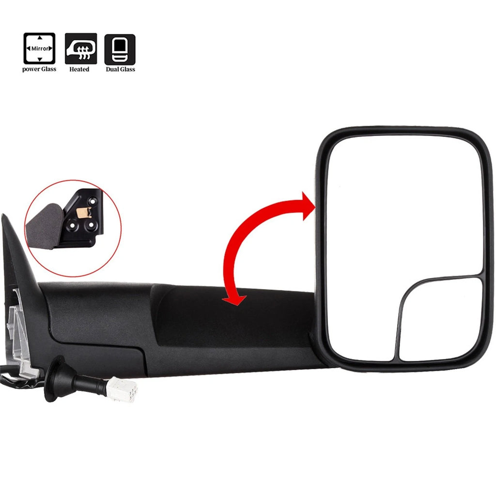 Right Power Heated Mirror for Ram 1500 (1998–2001), 2500/3500 (1998–2002)