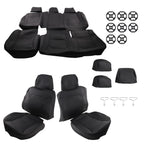Full Set Leather Car Seat Covers for Ford F-150 Crew Cab (2015–2024) Waterproof
