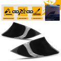 2X Smoked Lens Rear Bumper Reflector Covers for Lexus IS250 IS350 (2014–2020)
