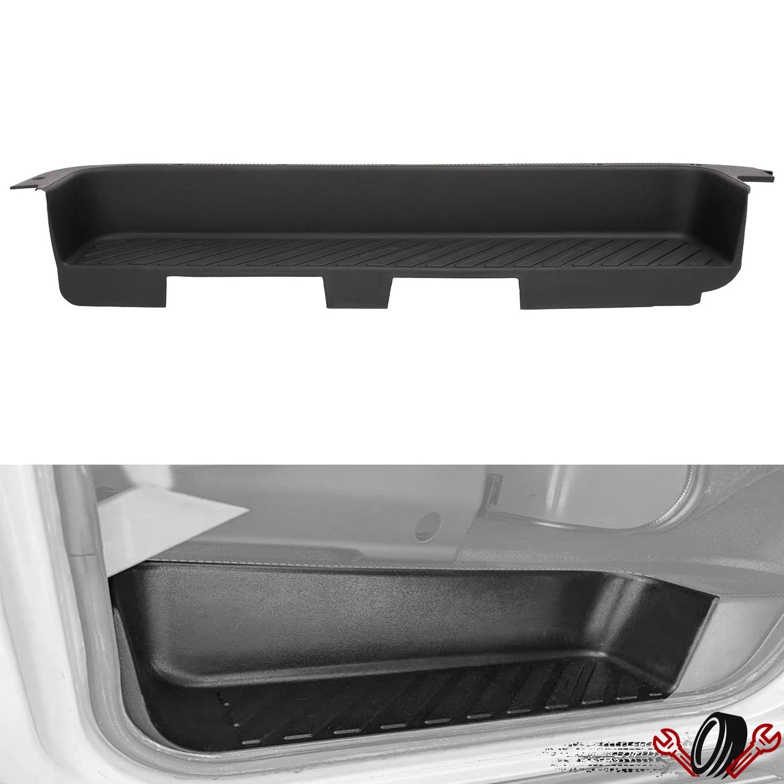 Passenger Side Door Scuff Plate for Ford E-150 E-250 E-350 (1997–2019)