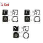 Set of 3 Chainsaw Carburetor Kit for Husqvarna 340 345 346 (Zama RB-122)
