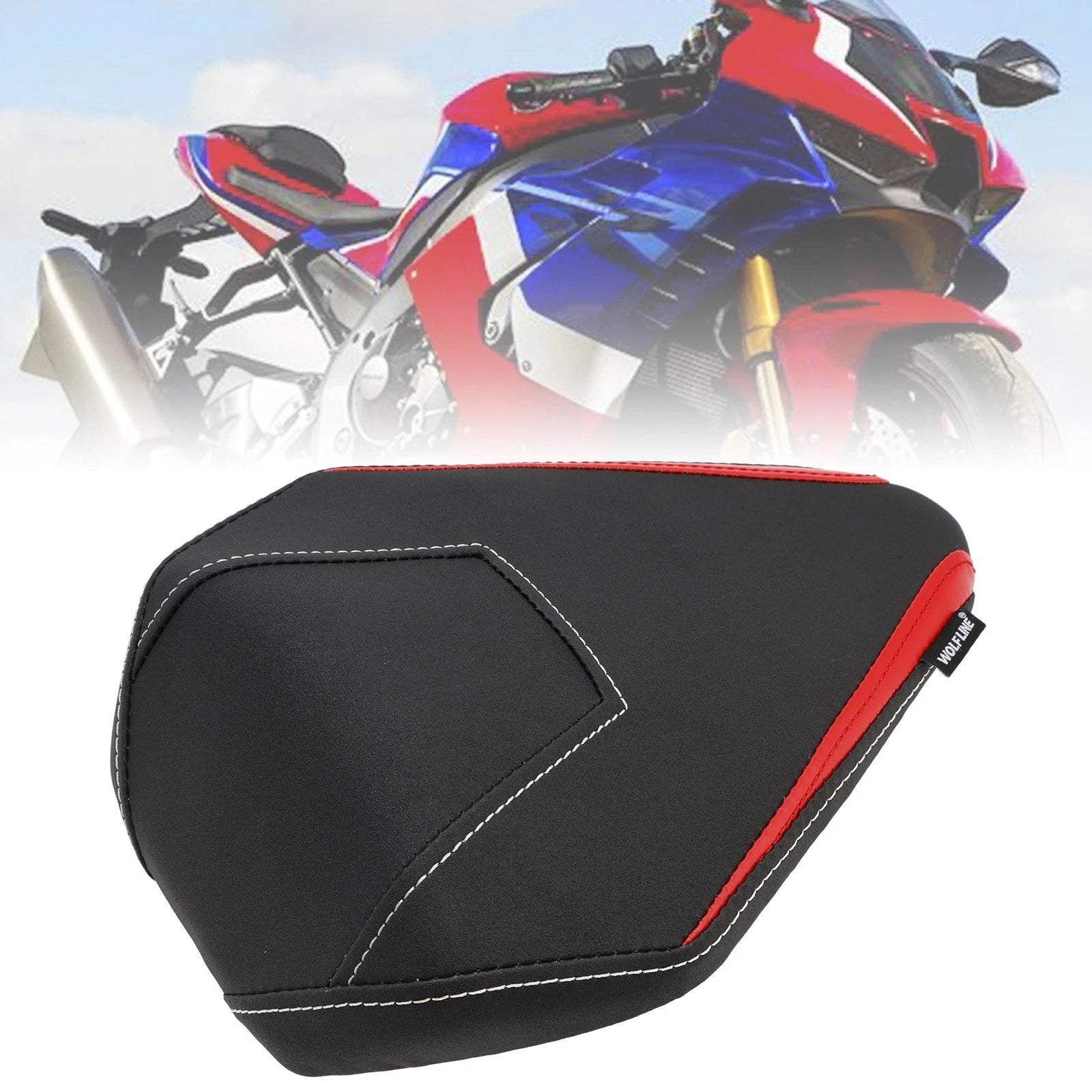 Rear Seat Passenger Cushion for Honda CBR1000RR-R (2020–2023) - Red
