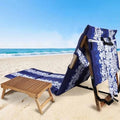 Melino Beach Lounger with Tray Table for Outdoor Use (2023–2023)