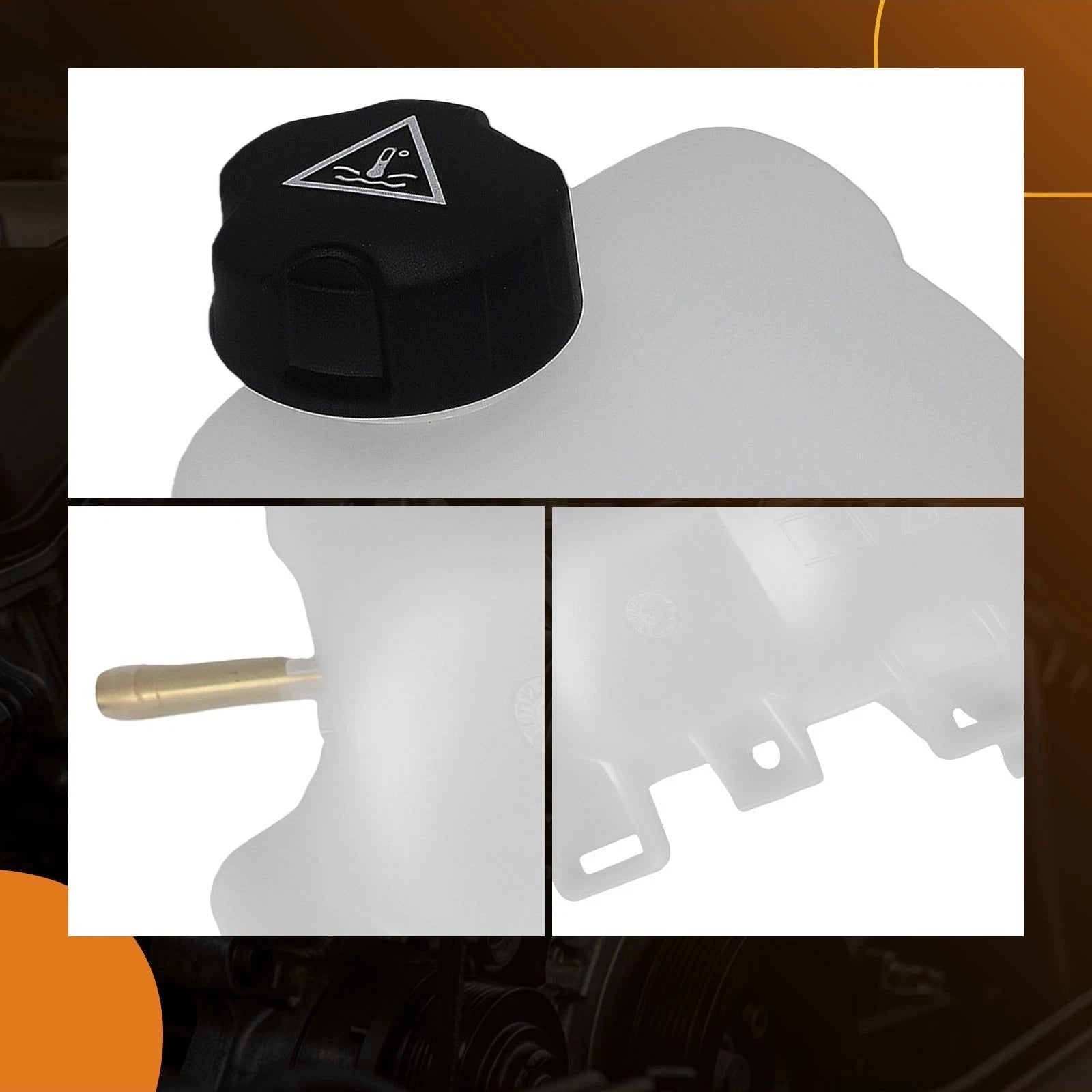 Coolant Expansion Tank with Cap for BMW 1 Series 3 (2017–2019)