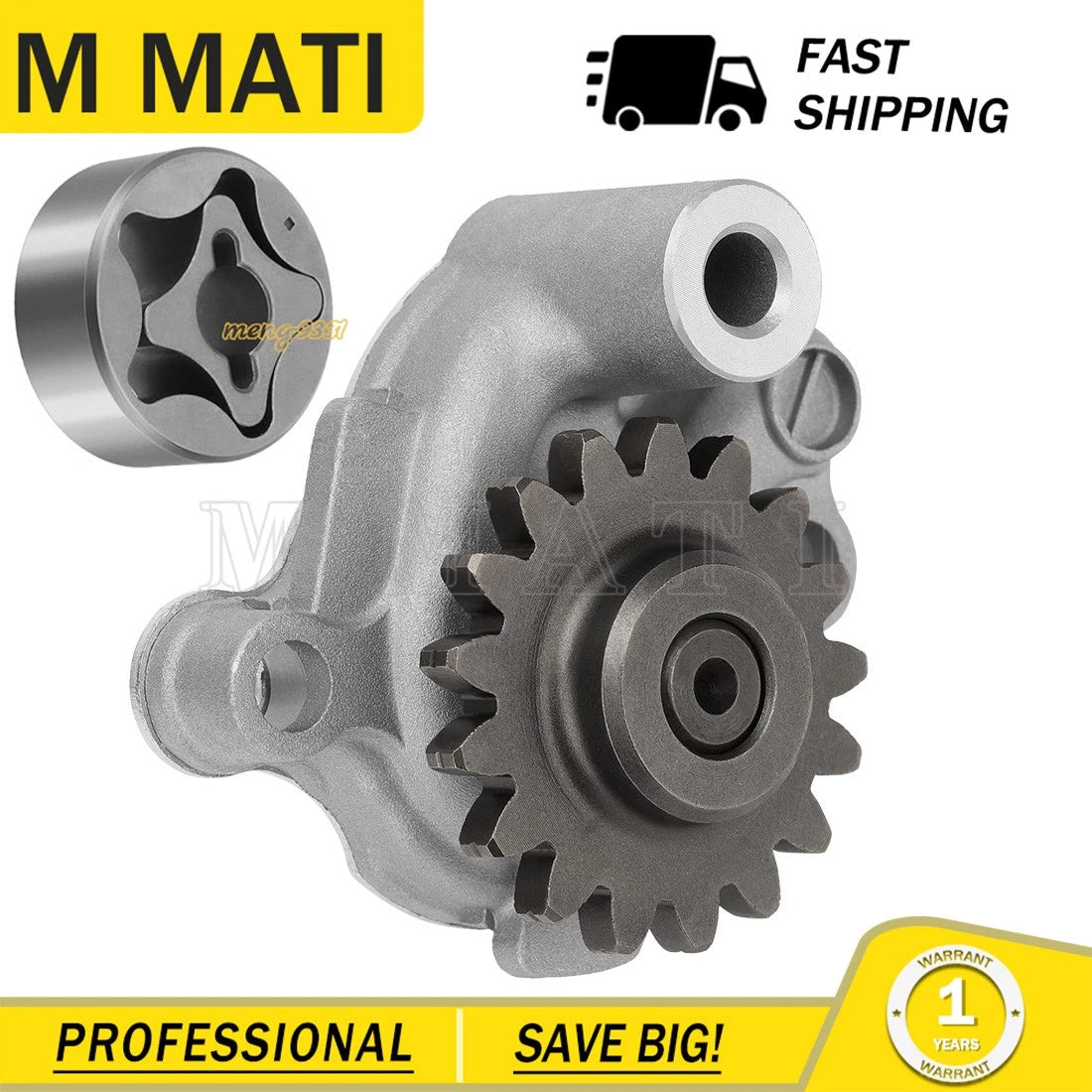 Oil Pump Assembly w/Rotor for Yamaha YFZ450R/YFZ450X (2009–2024)