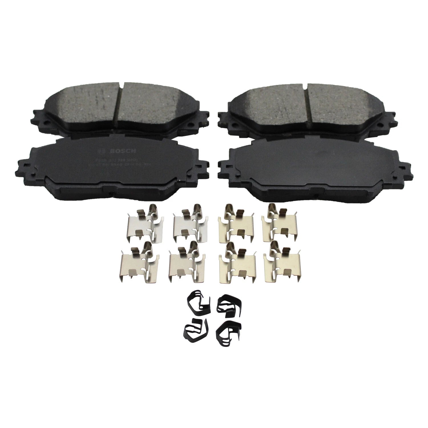 Set of 4 Bosch QuietCast Front Ceramic Brake Pads for HS250h Vibe xB xD Corolla Matrix RAV4 (2009–2015)