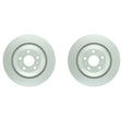 Set of 2 Bosch QuietCast Rear Disc Brake Rotors for Audi A8 Quattro (1997–2003)