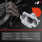 2X Front Brake Caliper with Phenolic Piston for Chevy Spark (2016-2022)
