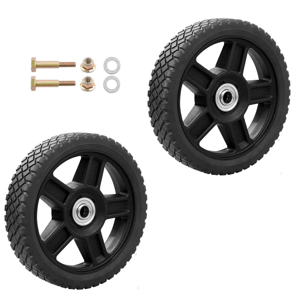 2X 7" Plastic Wheels for Craftsman Mower 