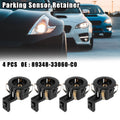 Set of 4 Parking Sensor PDC Retainers for Toyota Sienna GX460 Sequoia (2011–2020)