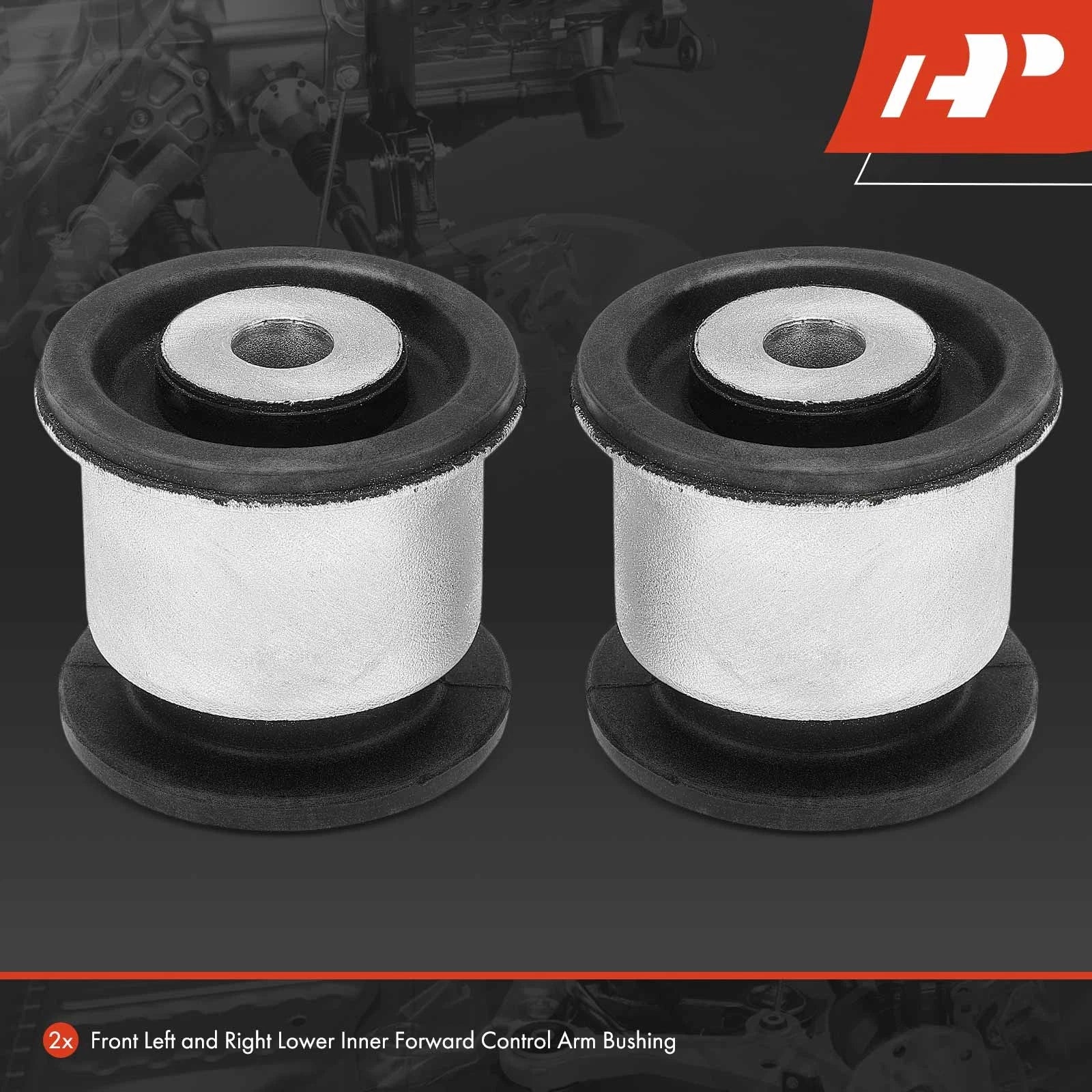2X Front Lower Inner Control Arm Bushing for Jeep WK WK2 (2006-2015)