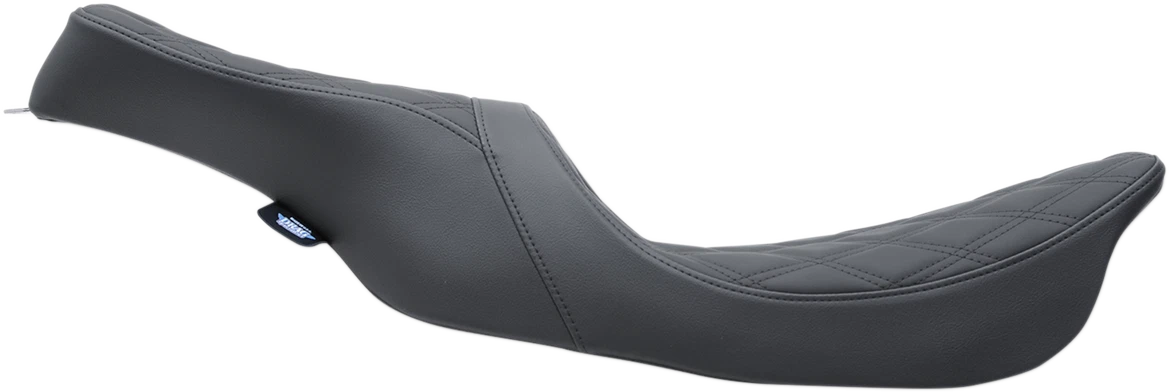 Predator 2-Up Seat for Drag Specialties (2010–2023) - Double Diamond, Black Stitching