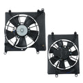 2Pcs A/C Condenser & Cooling Fan Assembly for Acura ILX (2016–2021)