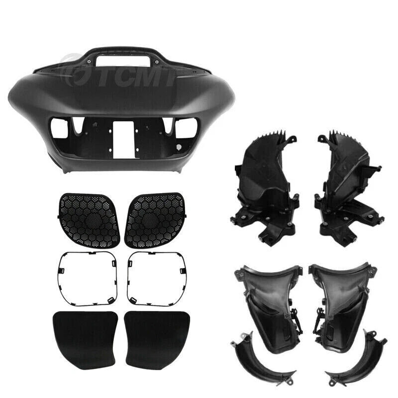 Matte Black Front Fairings Glove Box Air Duct for Harley Road Glide (2015–Up)