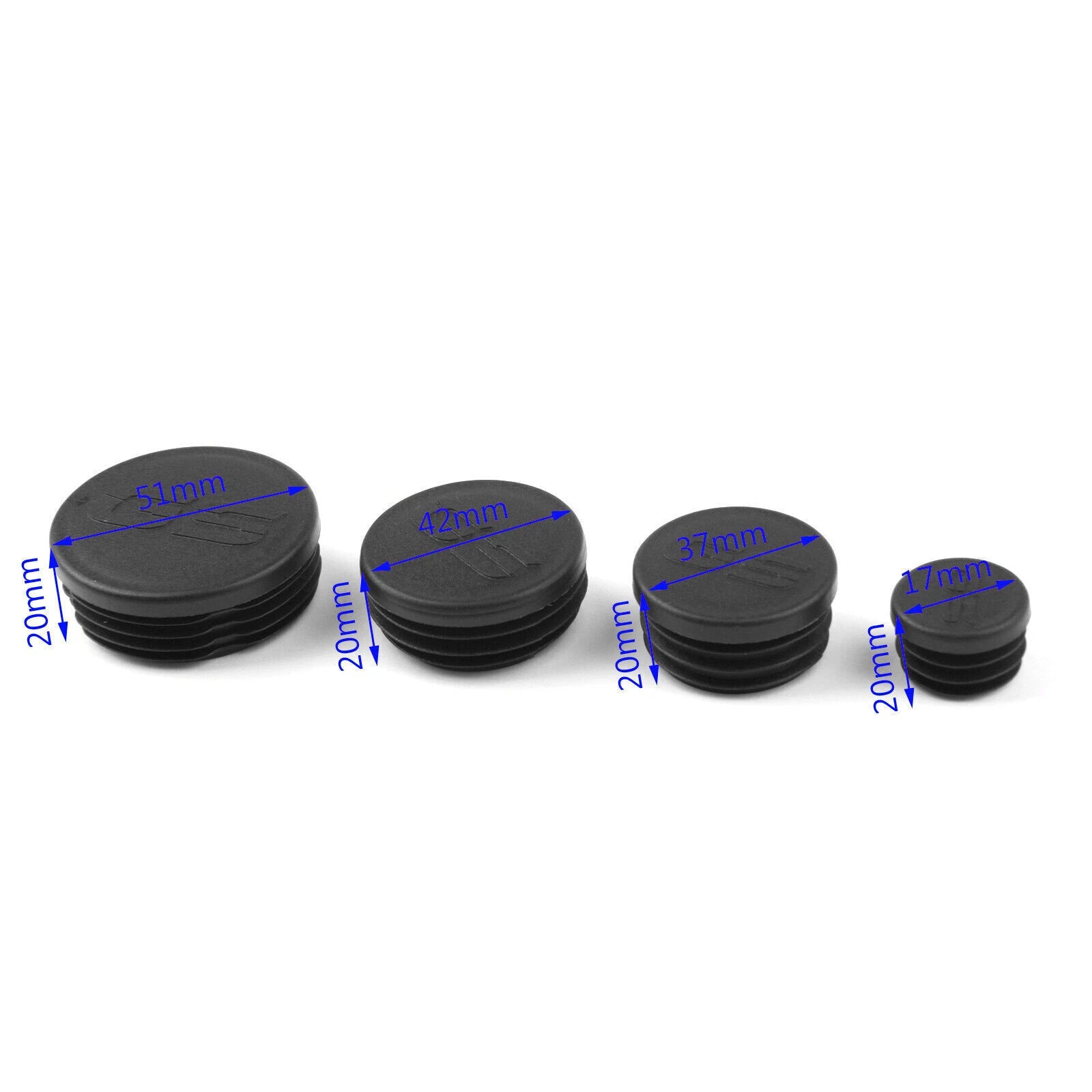 Set of 13 Frame Hole Cover Caps Plugs for BMW R1200GS/LS/ADV (2013–2016)