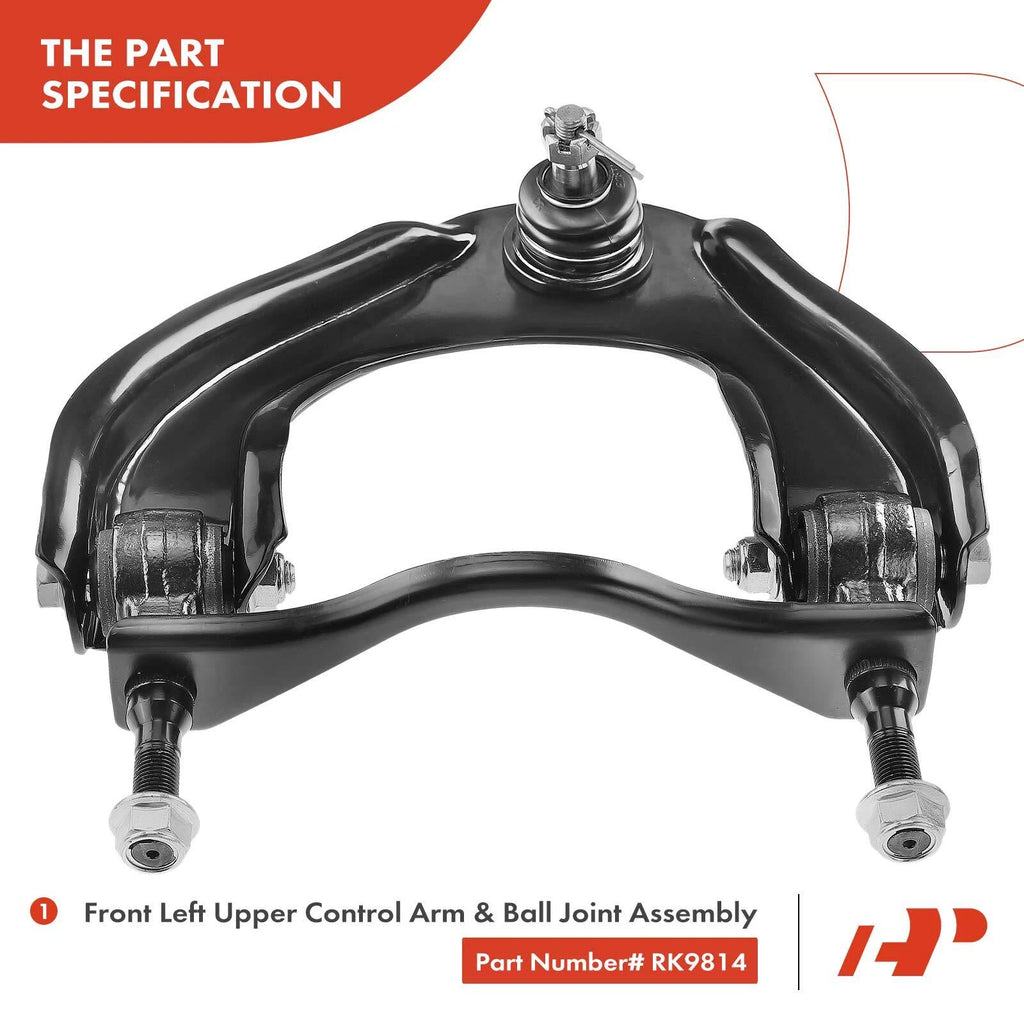 Front Left Upper Control Arm & Ball Joint for Honda Civic CRX (1988-1991)