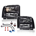 Black Headlights Conversion Kit for Ford Super Duty Excursion (1999–2004)