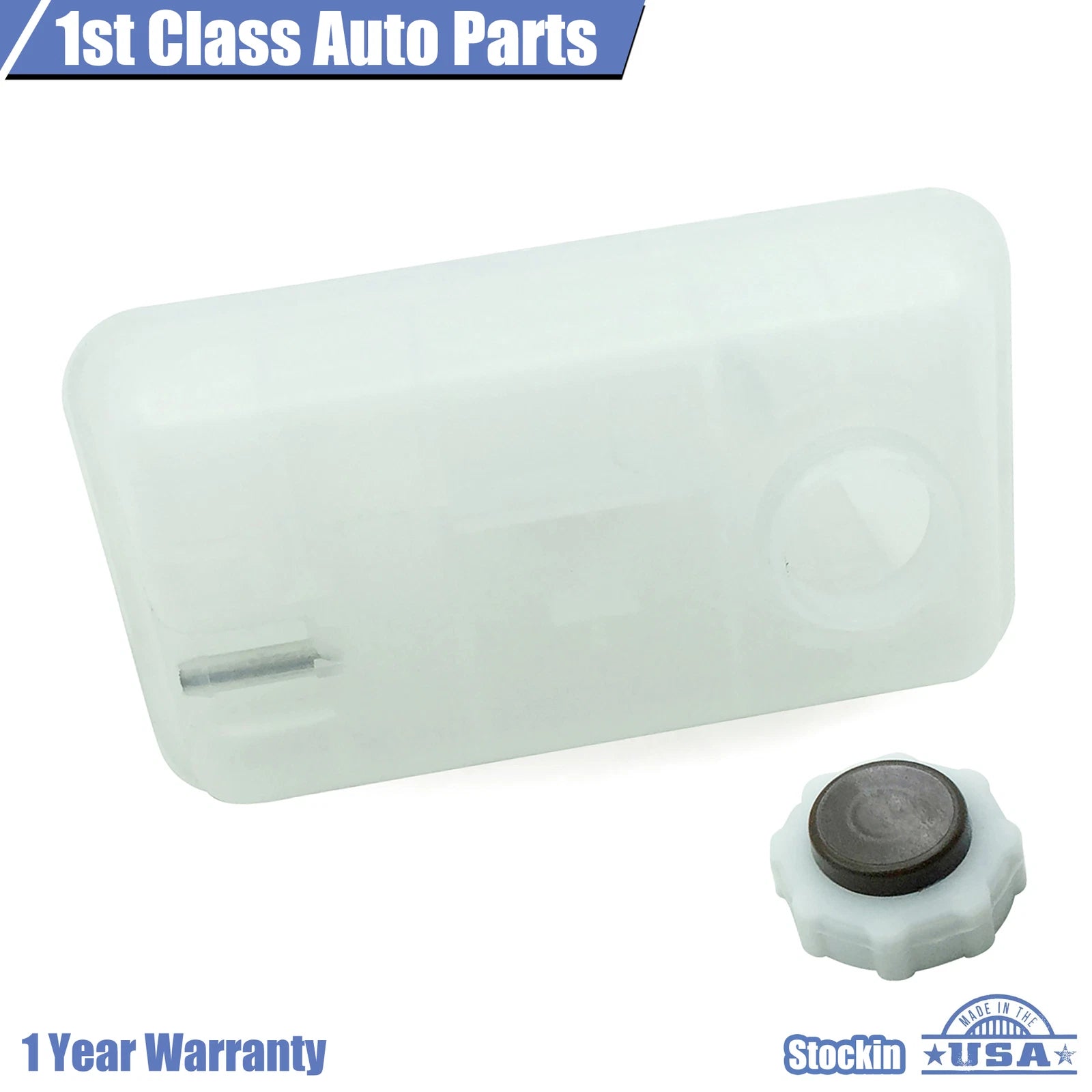 Coolant Overflow Expansion Tank with Cap for Volvo 740 940 960 S/V90 (1985–1998)