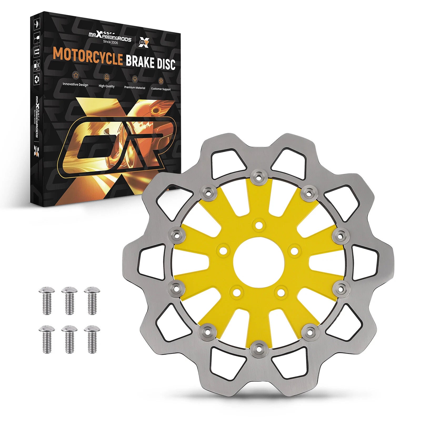 Floating Front Brake Rotors for Harley-Davidson Touring (2008–2019)