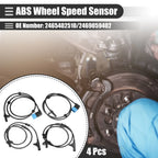 Set of 4 ABS Sensors for Mercedes-Benz CLA45 (No. 2465402510/2469059402)