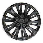Wheel Cover Hubcaps Gloss Black Split Spoke 16 In for Toyota Camry (2012–2014)