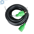 Generator Extension Cord 10-100 Ft 3 Prong Power Cable 30 Amp Adapter Plug