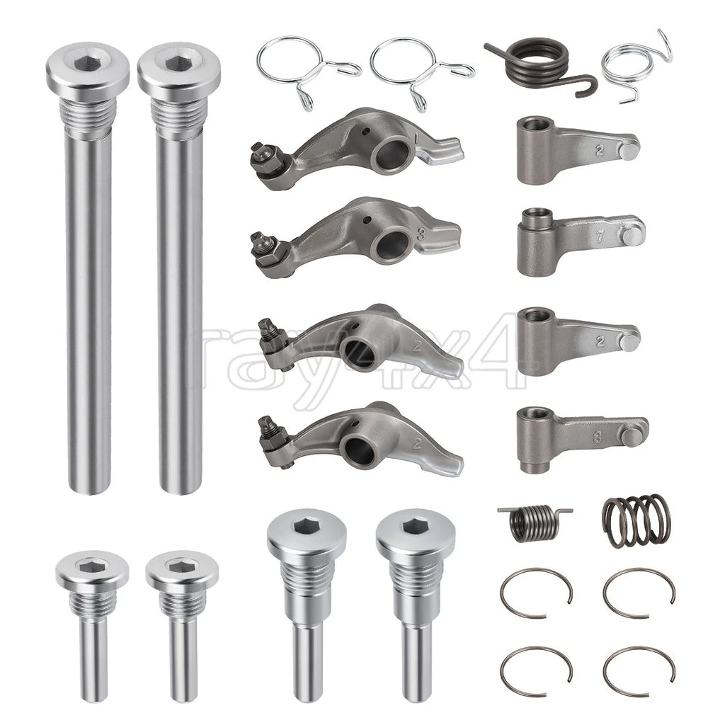 Rocker Arms Intake Exhaust Valve Shaft Spring Kit for Honda TRX400EX TRX400X (2000–2009)
