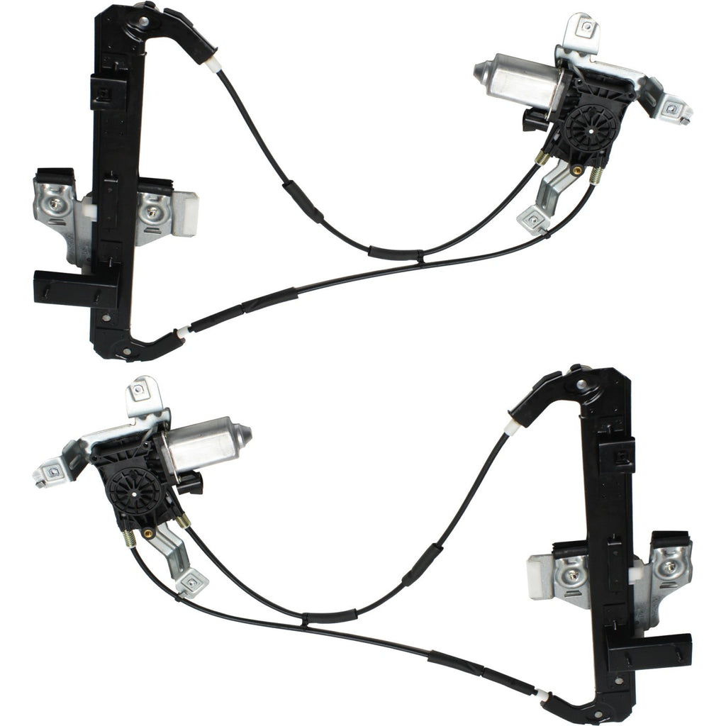 Power Window Regulator Set for Chevrolet Tahoe (2000–2006) Rear with Motor